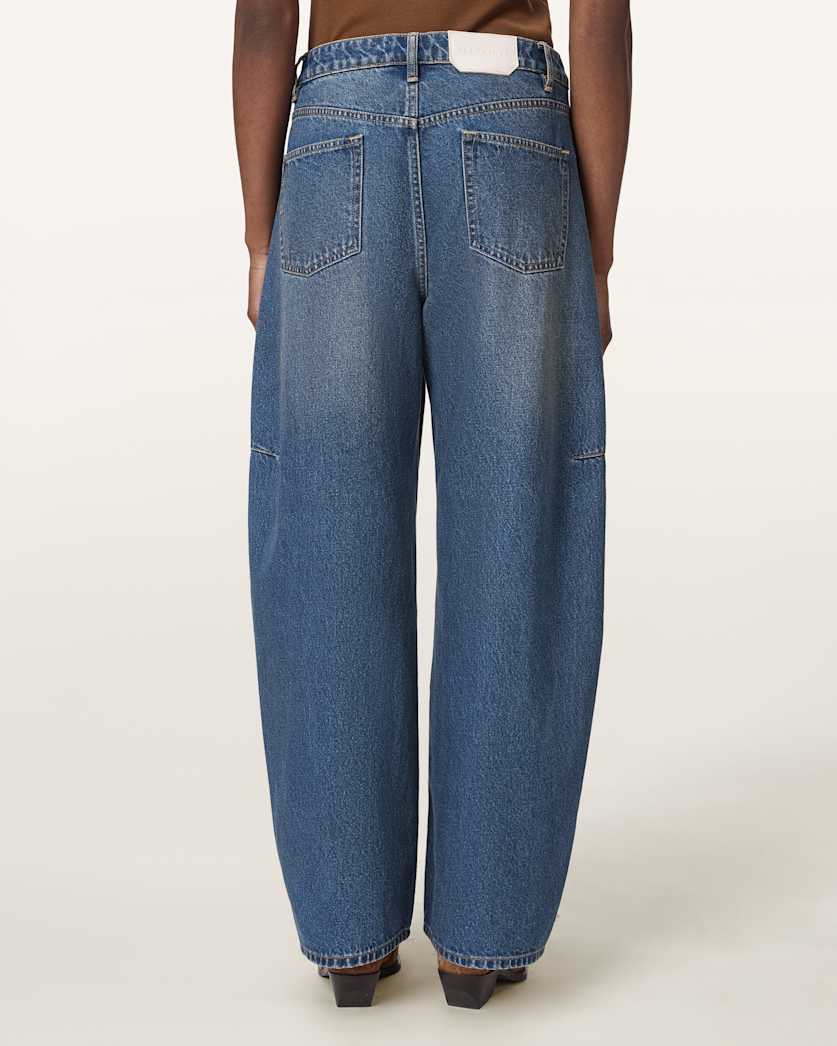 Lavender ג'ינס בגזרה מתרחבת מהברך לנשים Carter - Barrel Leg ALLSAINTS