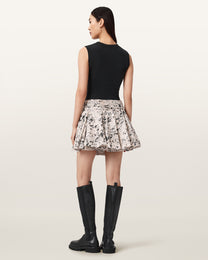 Antique White חצאית מיני לנשים Tulip Skirt ALLSAINTS