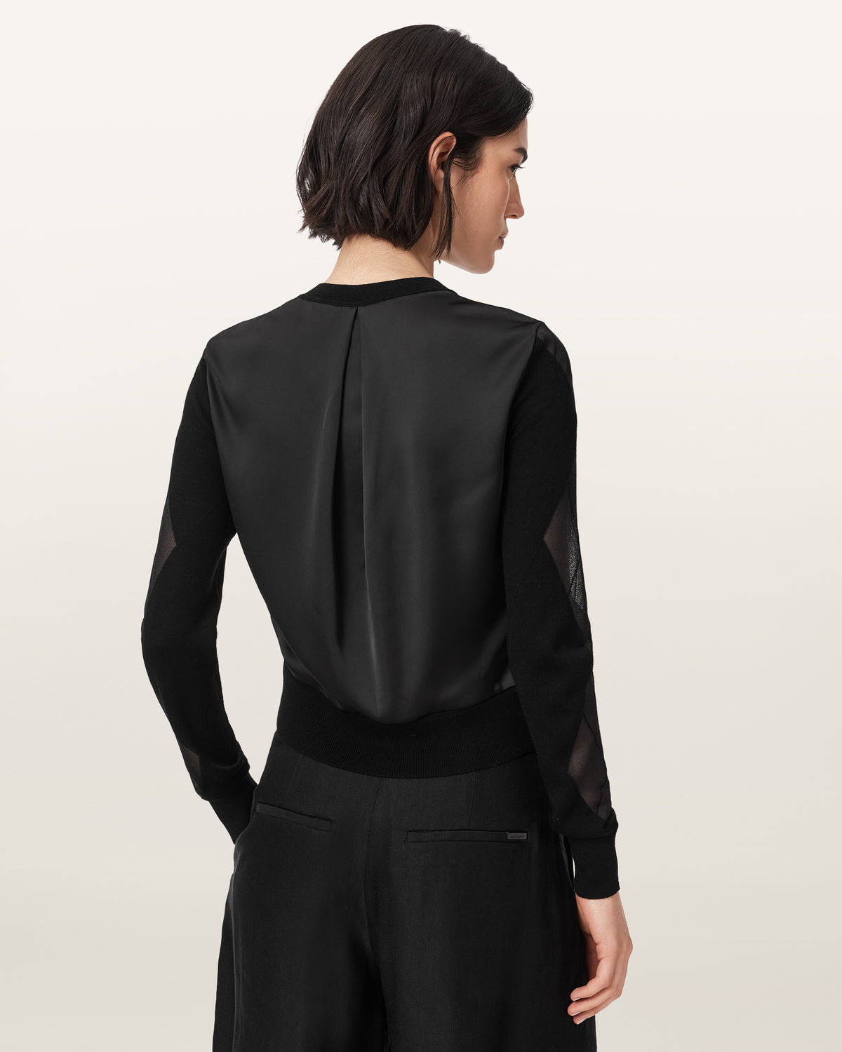 Black Bern cardigan קרדיגן לנשים ALLSAINTS
