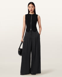 Seashell מכנסיים ארוכים לנשים Poppy Satin ALLSAINTS
