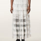 Antique White Maggie skirt חצאית מקסי לנשים ALLSAINTS