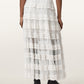 Antique White Maggie skirt חצאית מקסי לנשים ALLSAINTS