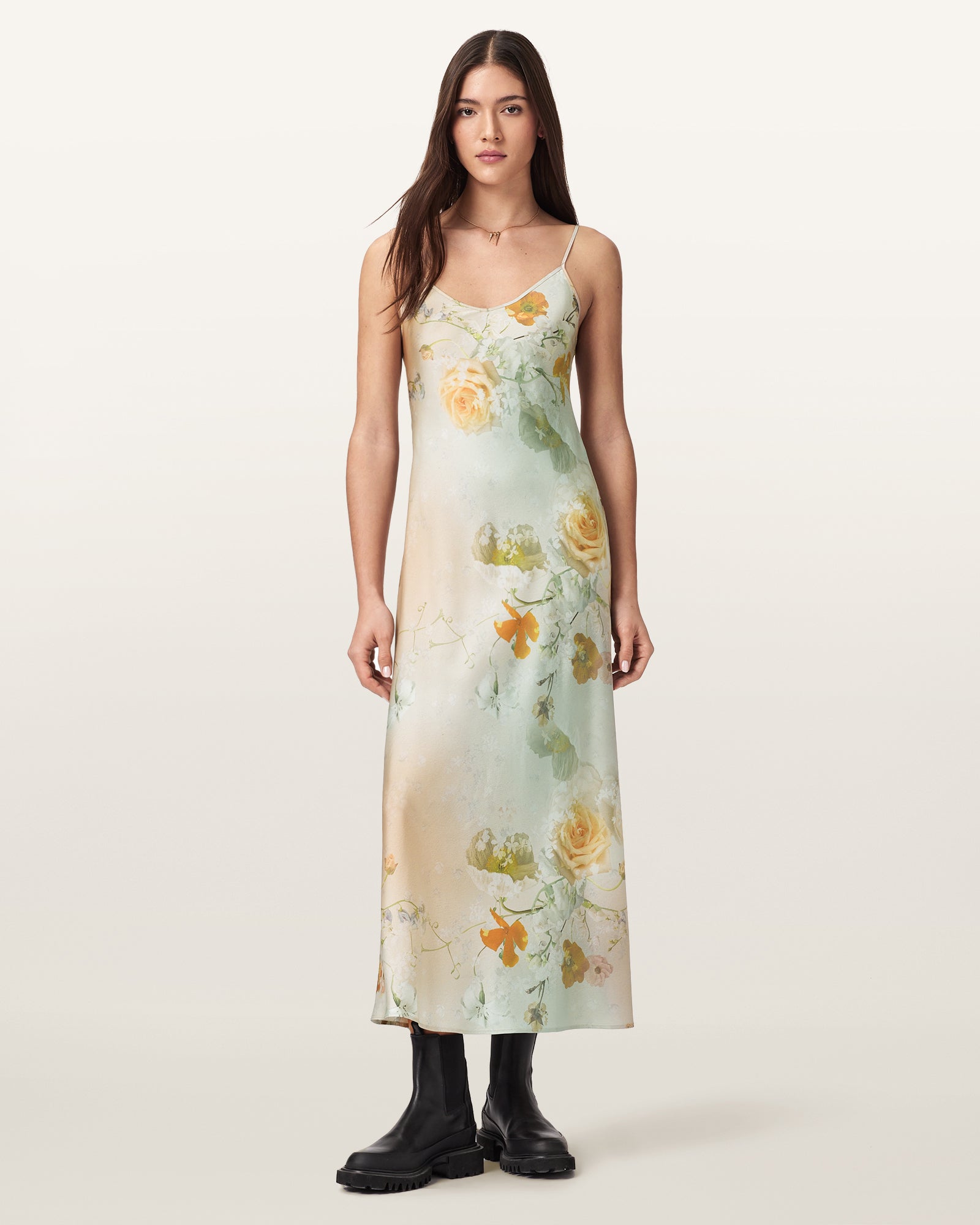 Seashell BRYONY DRESS שמלת מקסי ALLSAINTS