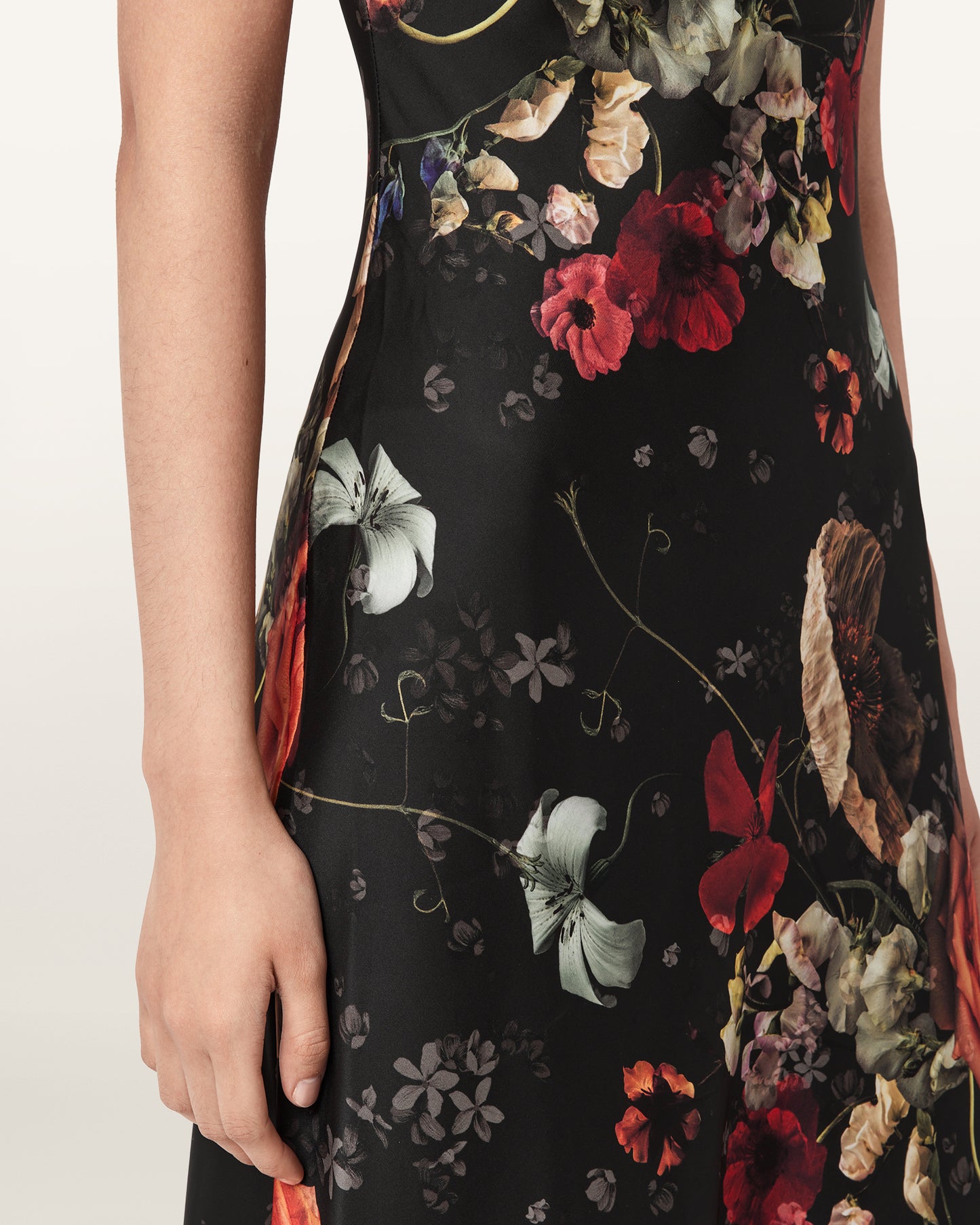 Black שמלת מקסי לנשים Bryony ALLSAINTS