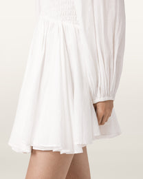 White Smoke שמלת מיני לנשים Chia Dress ALLSAINTS