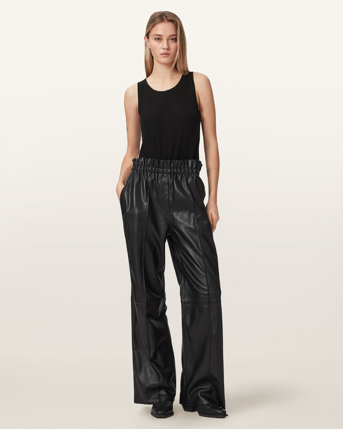 Seashell Fran trouser מכנסיים ארוכים לנשים ALLSAINTS