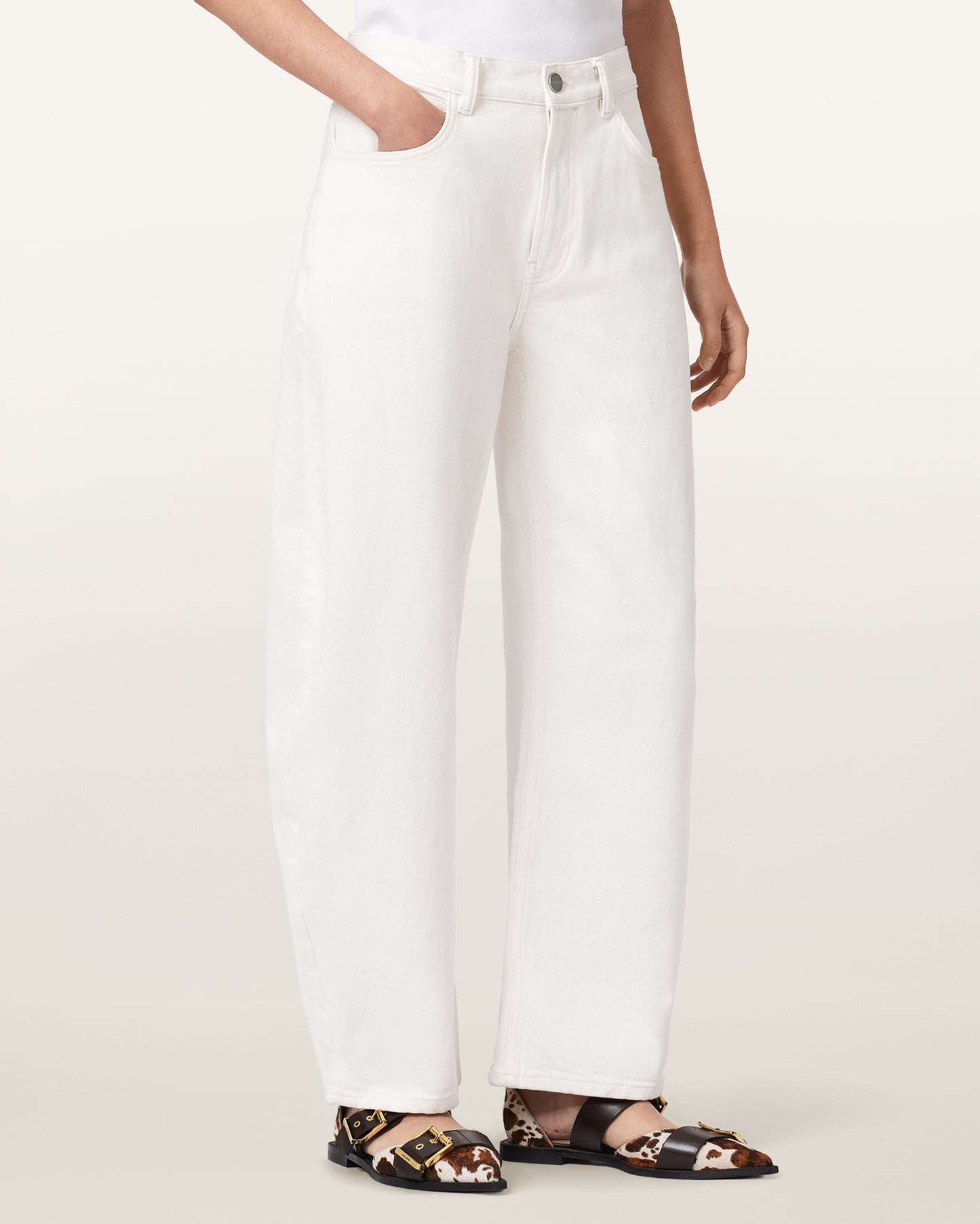 Lavender ג׳ינס ארוך לנשים Sadie – Barrel Fit ALLSAINTS