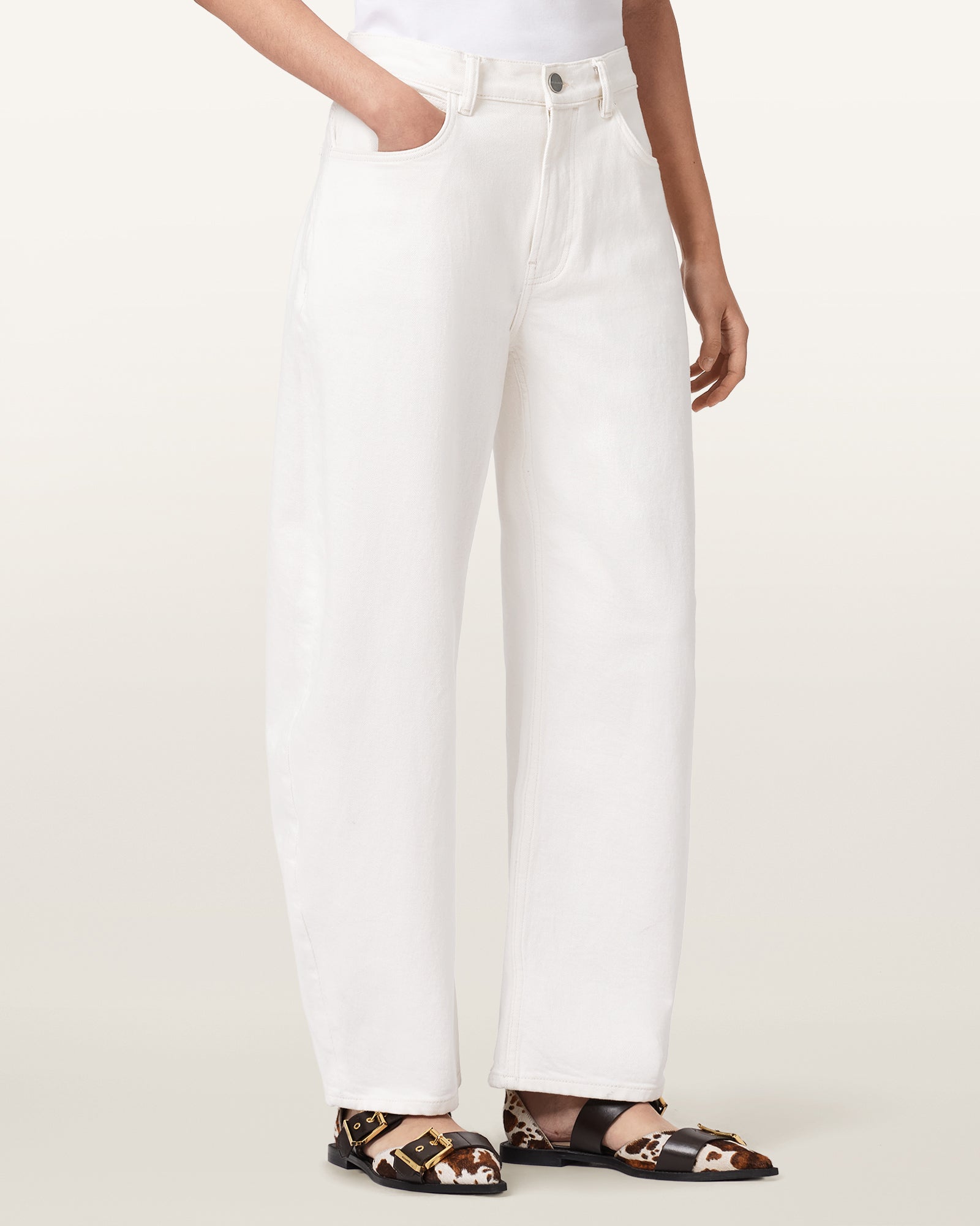 Lavender ג׳ינס ארוך לנשים Sadie – Barrel Fit ALLSAINTS