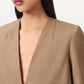 Rosy Brown בלייזר לנשים Poppy Blazer ALLSAINTS