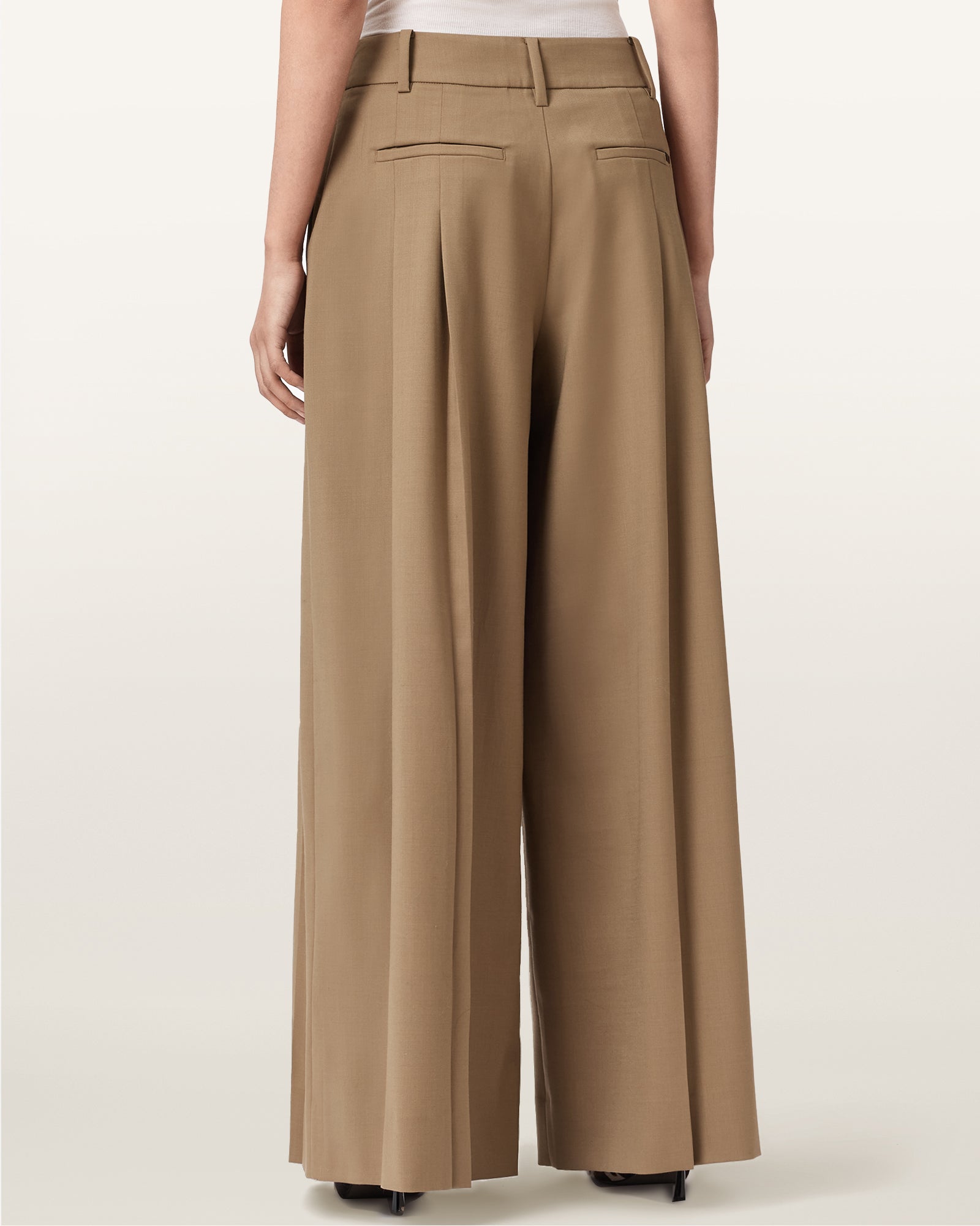 Antique White מכנסיים ארוכים לנשים Poppy Trouser ALLSAINTS