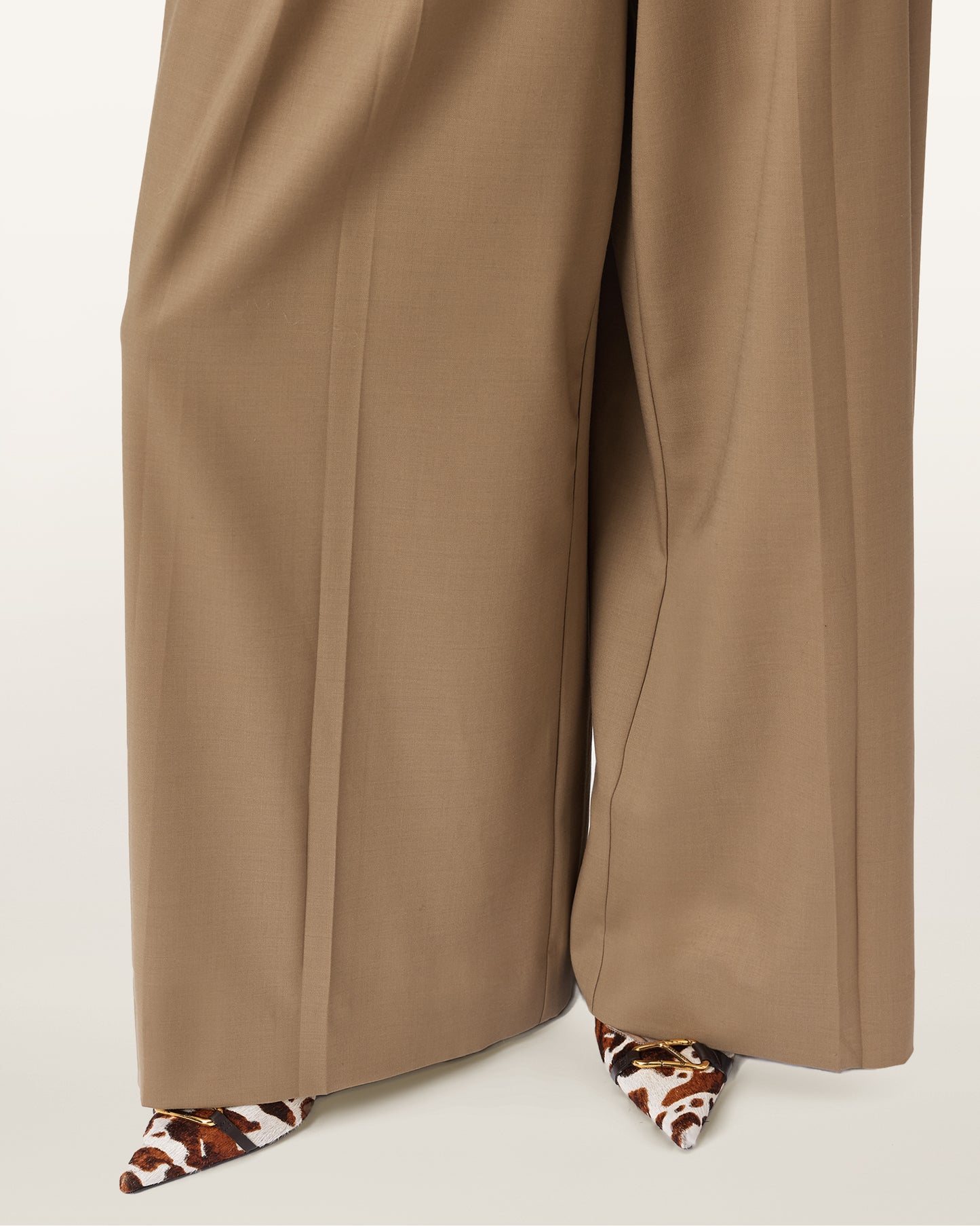 Dim Gray מכנסיים ארוכים לנשים Poppy Trouser ALLSAINTS