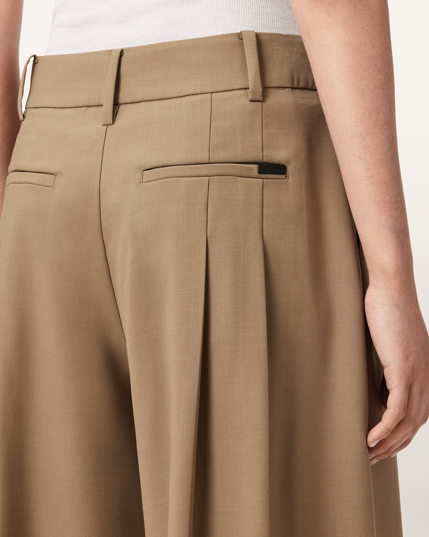 Rosy Brown מכנסיים ארוכים לנשים Poppy Trouser ALLSAINTS