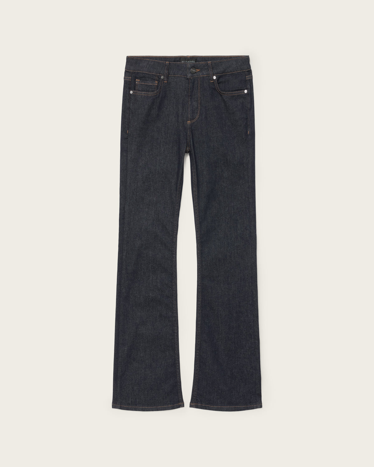Dark Slate Gray Haldan slim bootcut ג'ינס ארוך לנשים ALLSAINTS