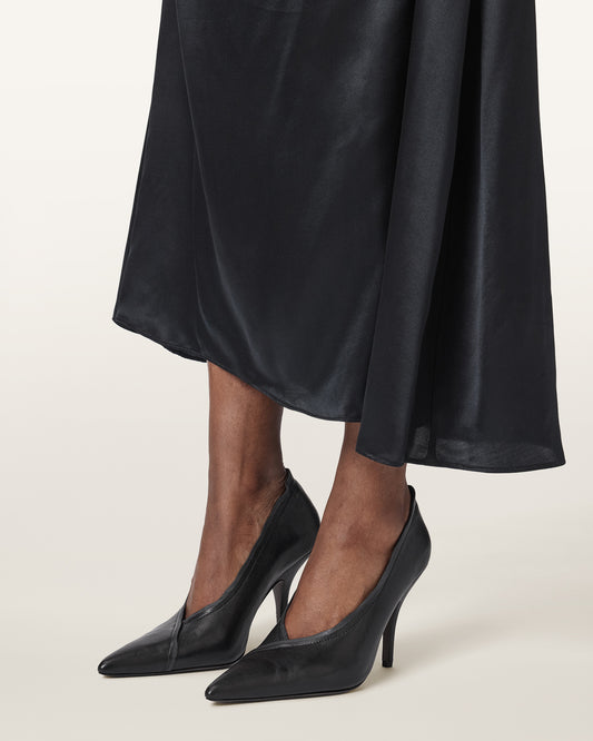 Dark Slate Gray נעלי עקב לנשים Vera Court ALLSAINTS