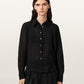 Black חולצה מכופתרת ארוכה לנשים Cory ALLSAINTS
