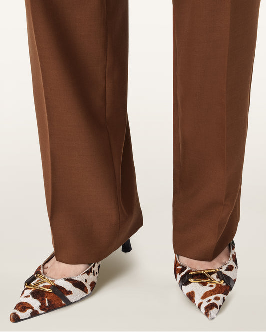 Saddle Brown מכנסיים ארוכים לנשים Beck Trouser ALLSAINTS