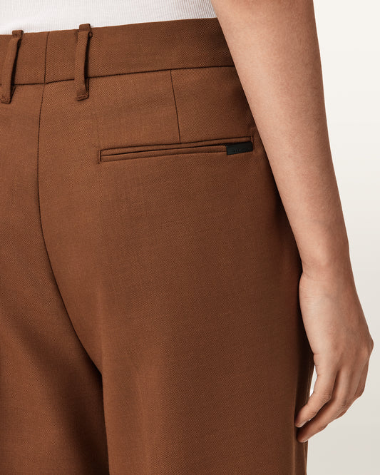 Saddle Brown מכנסיים ארוכים לנשים Beck Trouser ALLSAINTS