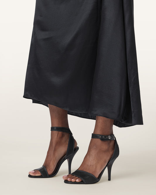 Dark Slate Gray סנדלי עקב לנשים Vera ALLSAINTS