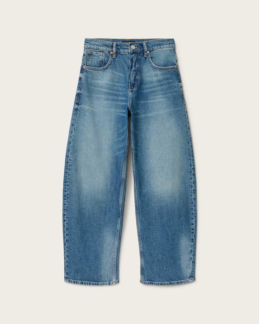 Light Slate Gray ג'ינס ארוך לנשים Sadie - Barrel Fit ALLSAINTS