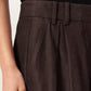 Dark Slate Gray מכנסיים קצרים מחויטים לנשים Charley ALLSAINTS