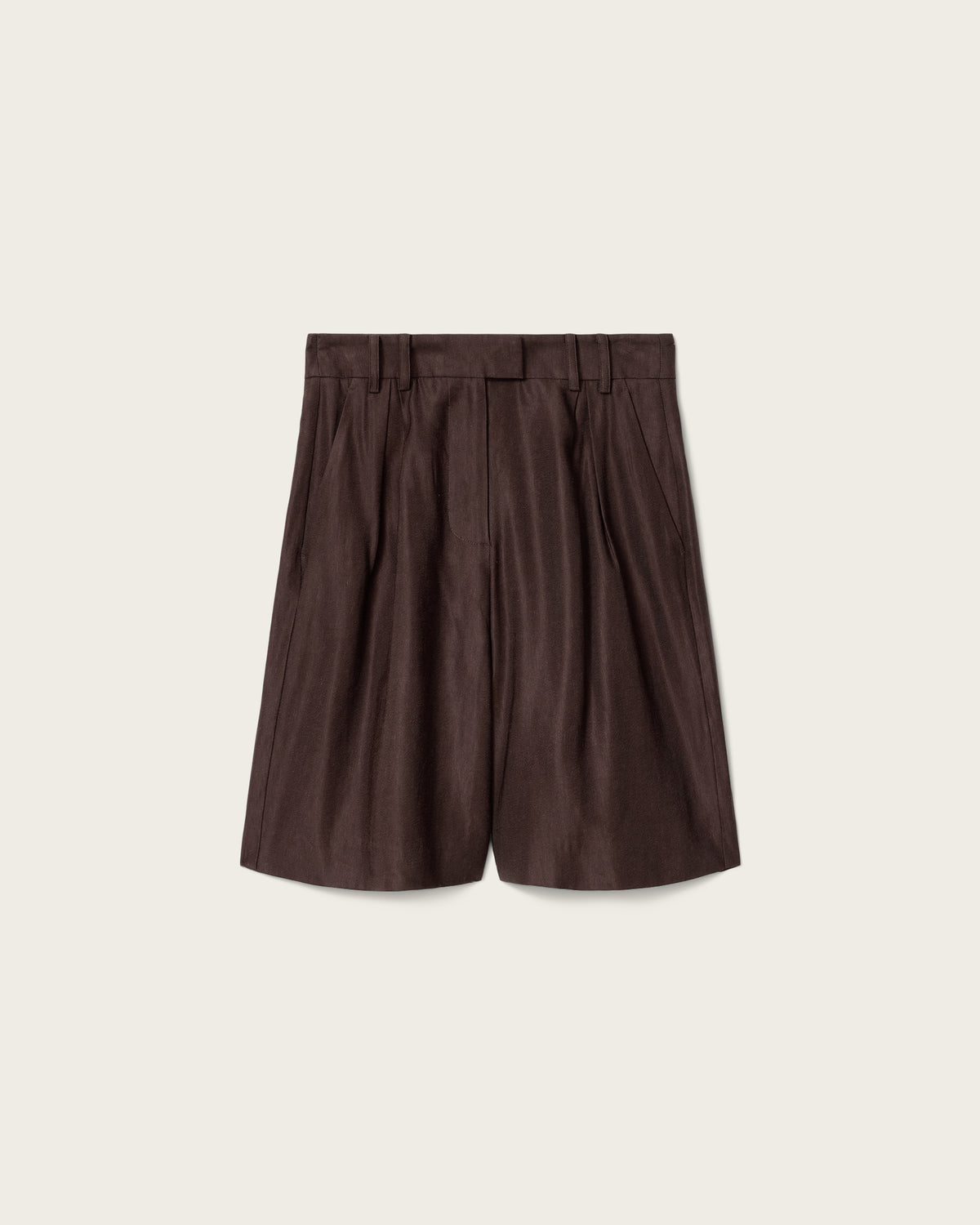 Dark Slate Gray מכנסיים קצרים מחויטים לנשים Charley ALLSAINTS