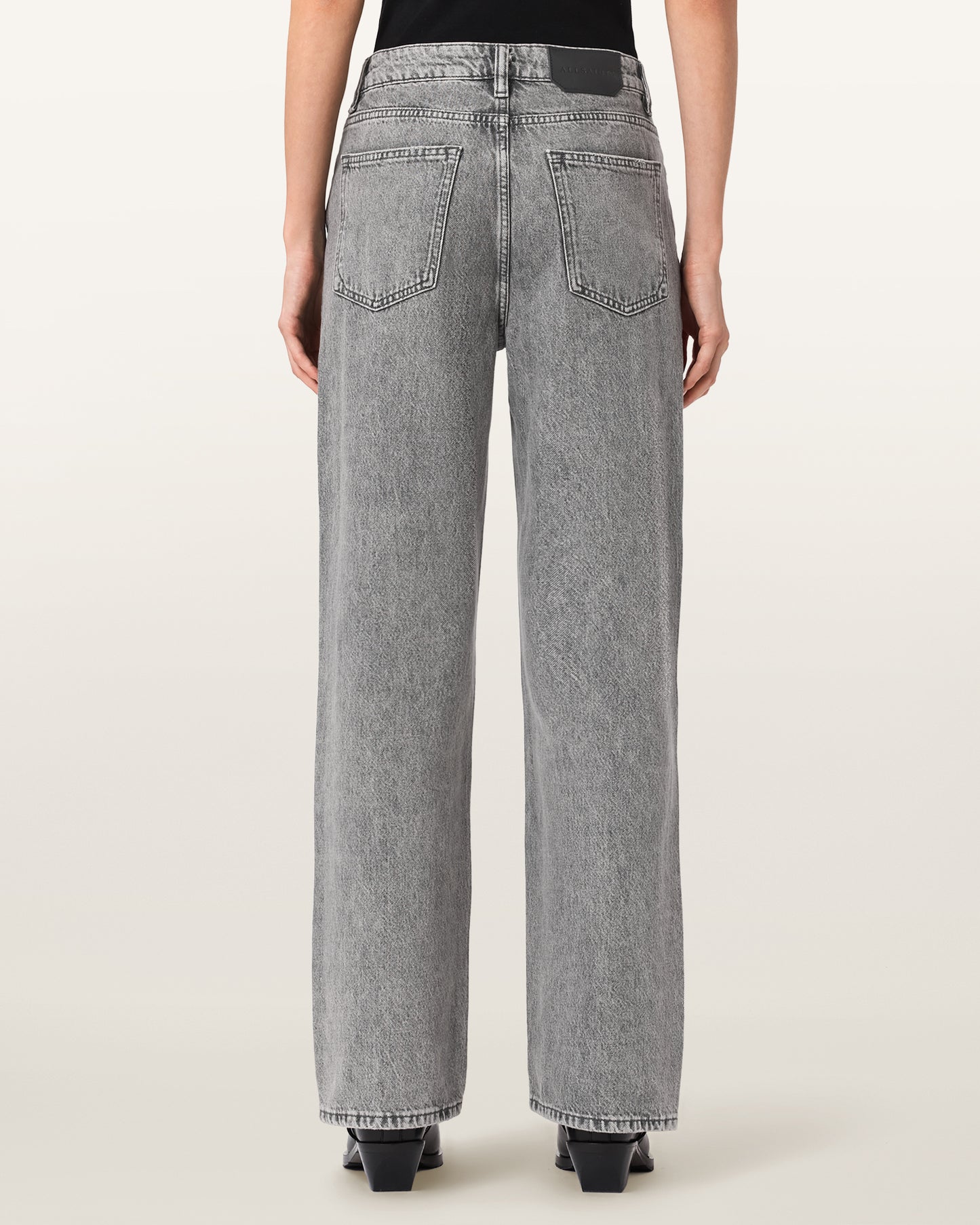 Antique White ג'ינס ארוך לנשים  Brooklyn - Straight Fit ALLSAINTS