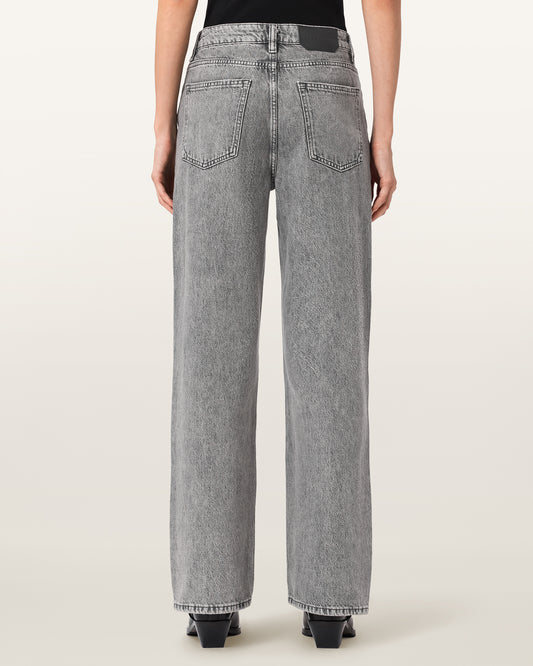 Antique White ג'ינס ארוך לנשים  Brooklyn - Straight Fit ALLSAINTS