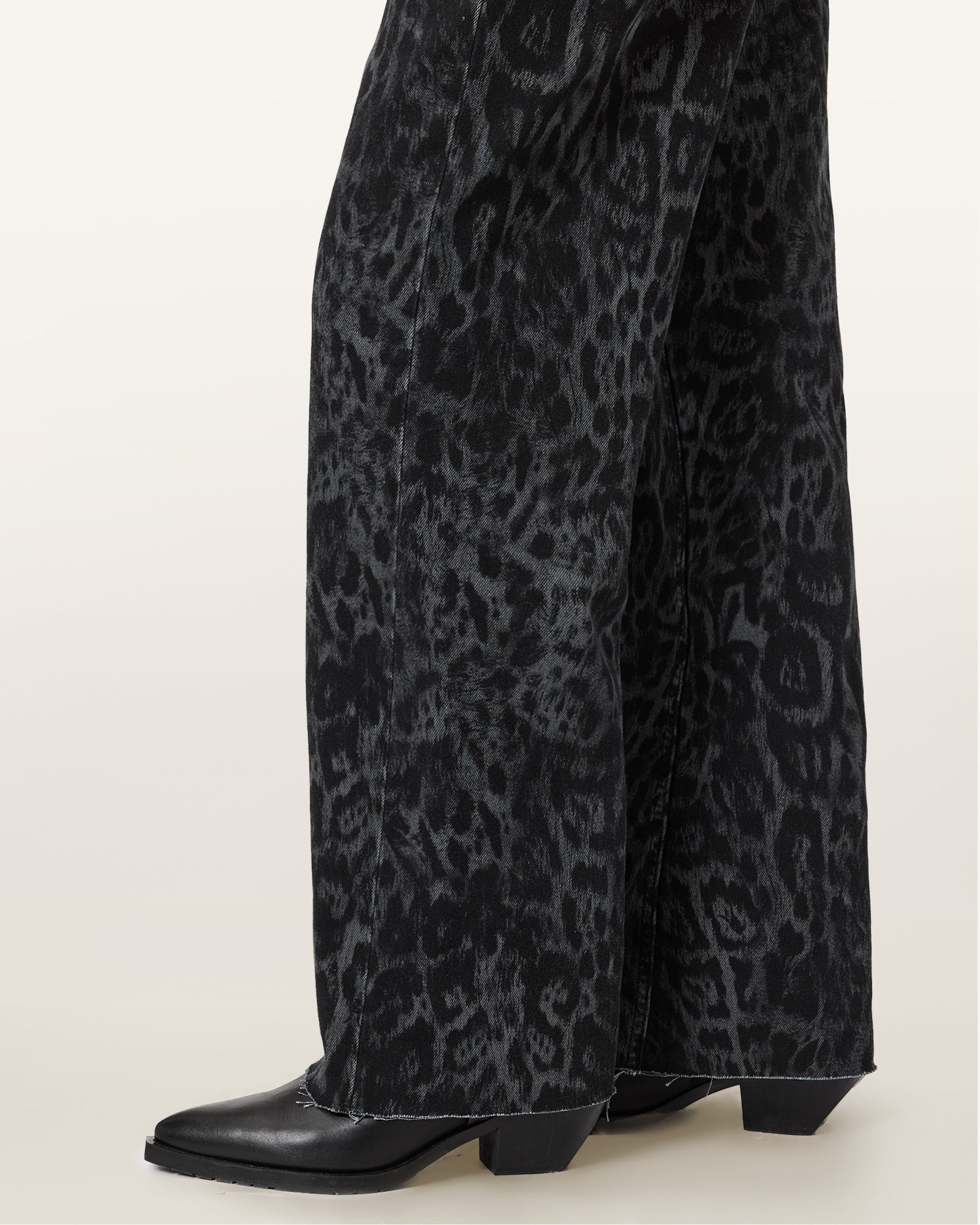 Dark Slate Gray ג'ינס ארוך לנשים Blake ALLSAINTS