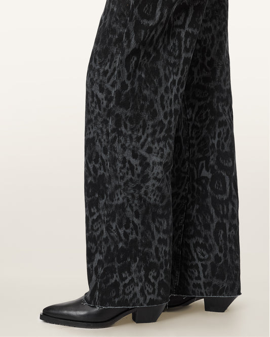 Dark Slate Gray ג'ינס ארוך לנשים Blake ALLSAINTS