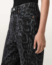 Dark Slate Gray ג'ינס ארוך לנשים Blake ALLSAINTS