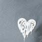 Dark Gray טי שירט בוקסית עם הדפס גרפי לנשים Lisa ALLSAINTS