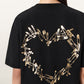 Black טי שירט קצרה לנשים Cora Etta Tee ALLSAINTS