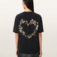 Seashell טי שירט קצרה לנשים Cora Etta Tee ALLSAINTS