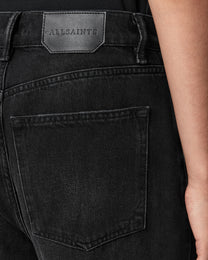 Black ג'ינס ארוך לנשים Aki - Wide Fit ALLSAINTS