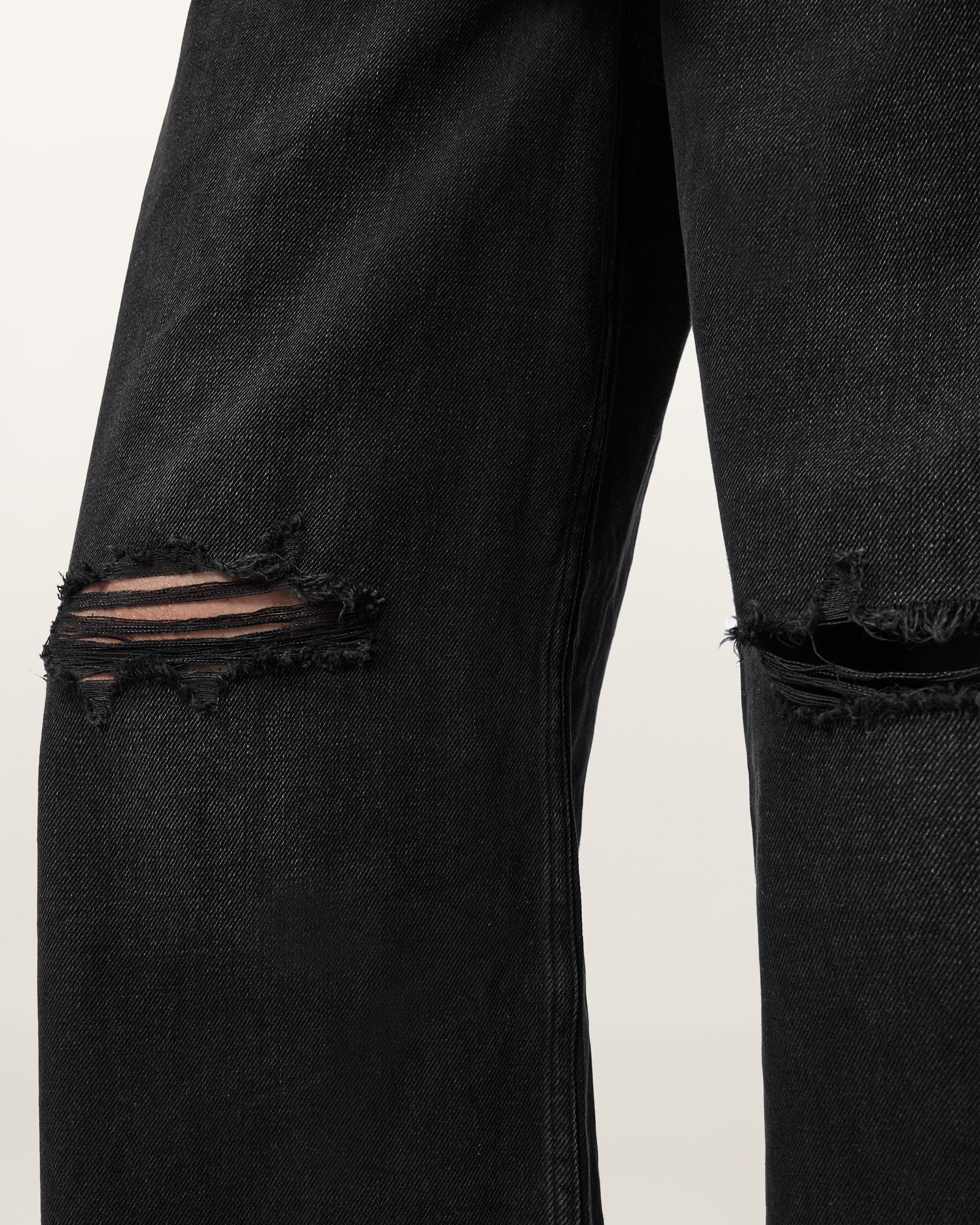 Black ג'ינס ארוך לנשים Aki - Wide Fit ALLSAINTS