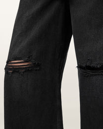 Black ג'ינס ארוך לנשים Aki - Wide Fit ALLSAINTS