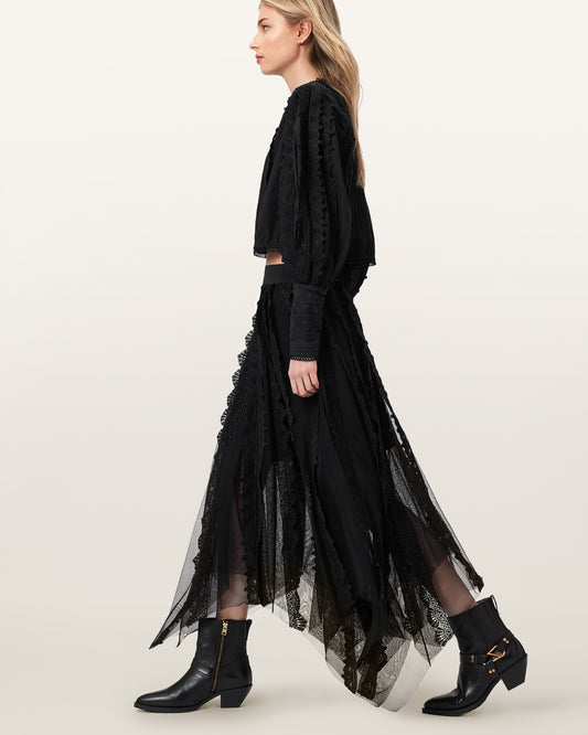 Seashell חצאית מידי לנשים Vashtie ALLSAINTS