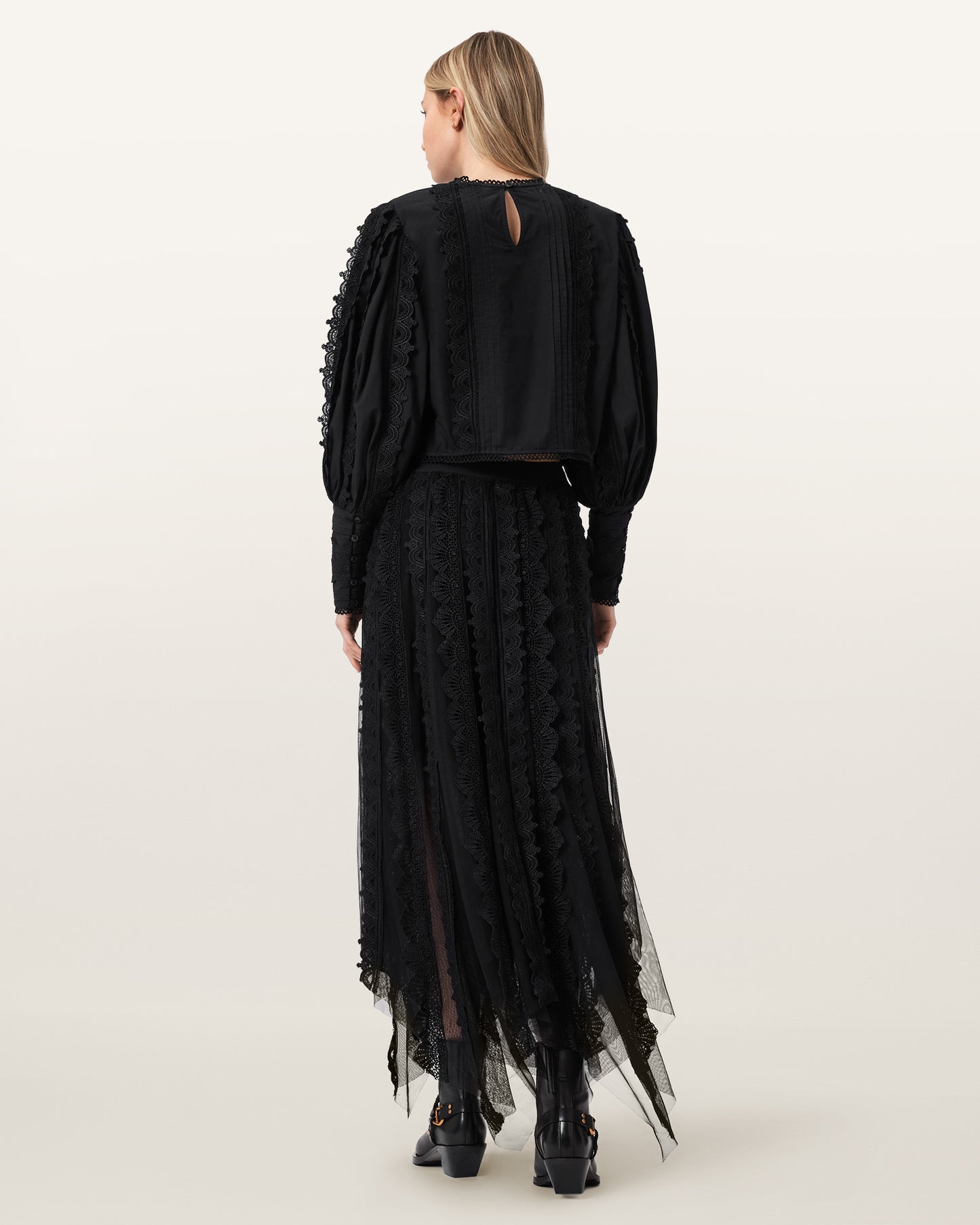 Seashell חצאית מידי לנשים Vashtie ALLSAINTS