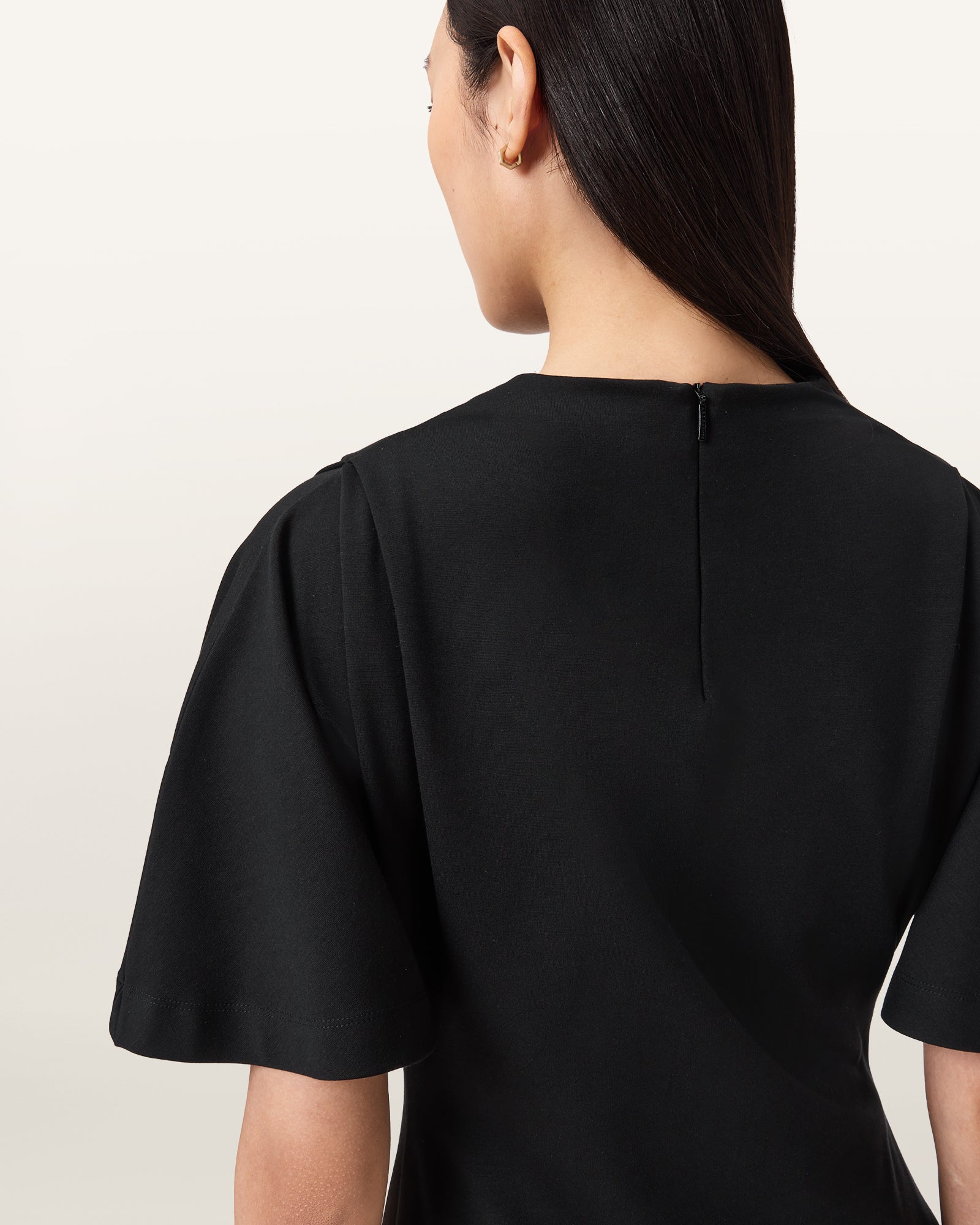 Black שמלת מיני לנשים  Rosa ALLSAINTS