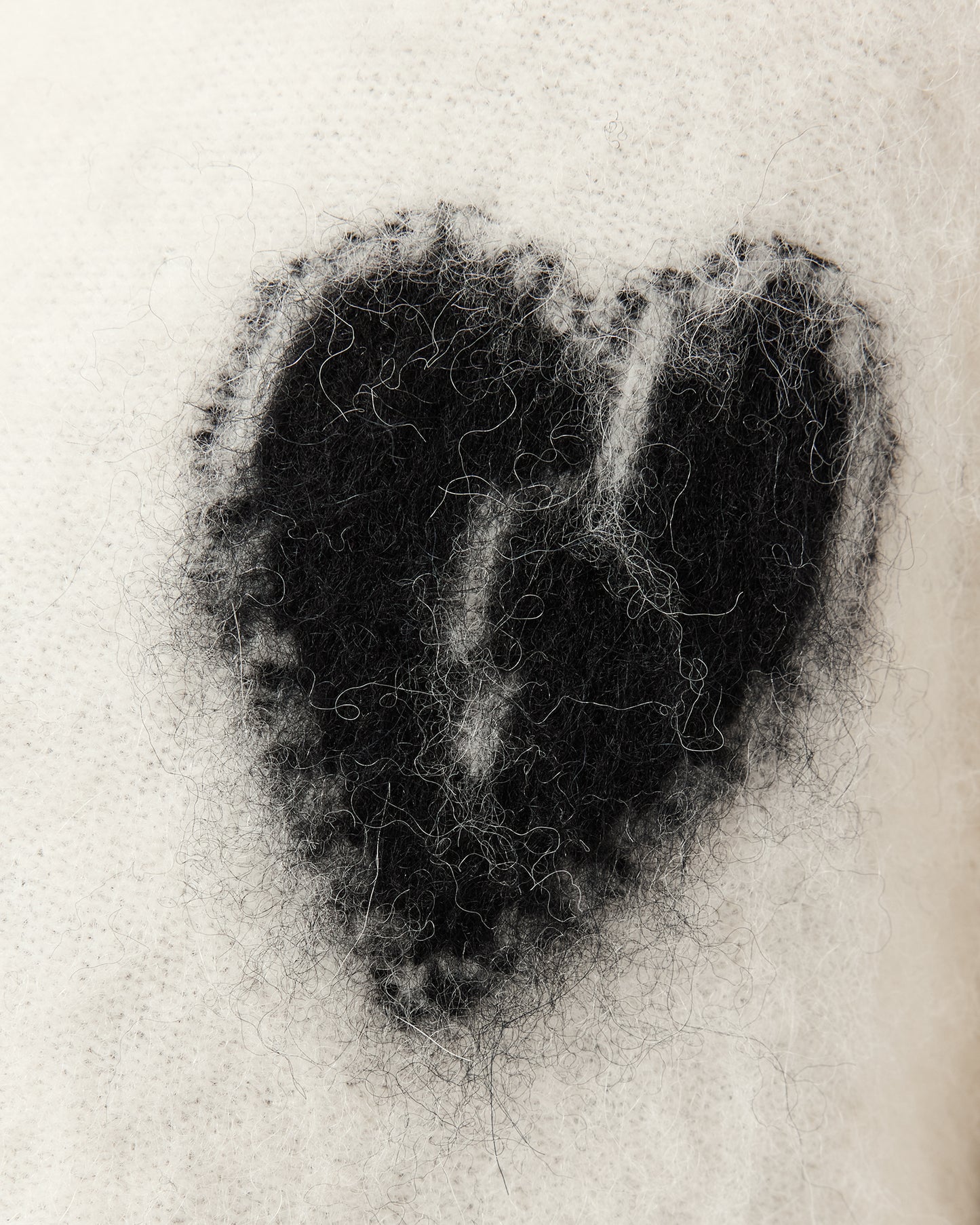 Antique White קרדיגן לבבות לנשים  Scatter Heart ALLSAINTS