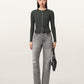 Seashell קרדיגן סריג עם שני רוכסנים לנשים Cruz ALLSAINTS
