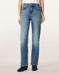 Antique White ג'ינס ארוך לנשים  Ida - Straight Fit ALLSAINTS