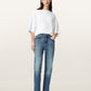 Antique White ג'ינס ארוך לנשים  Ida - Straight Fit ALLSAINTS