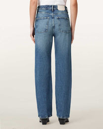 Antique White ג'ינס ארוך לנשים  Ida - Straight Fit ALLSAINTS