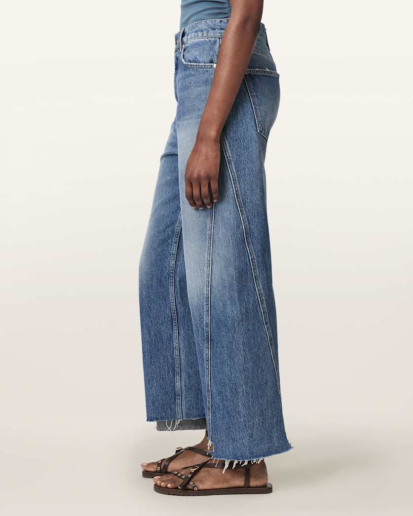 Seashell ג'ינס בגזרה משוחררת לנשים Fox - Loose Fit ALLSAINTS