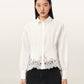 Seashell חולצה מכופתרת ארוכה לנשים Carol Shirt ALLSAINTS