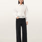 Seashell חולצה מכופתרת ארוכה לנשים Carol Shirt ALLSAINTS