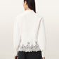 Seashell חולצה מכופתרת ארוכה לנשים Carol Shirt ALLSAINTS