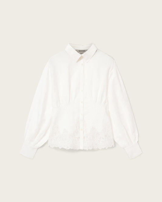 חולצה מכופתרת ארוכה לנשים Carol Shirt