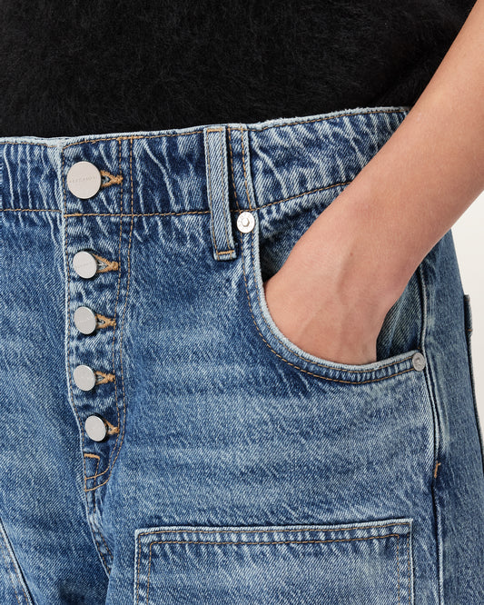 Black ג'ינס ארוך לנשים Tay Carpenter - Wide Fit ALLSAINTS